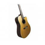 KASPAR Semi-Acoustic Guitar K616C-EQ