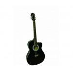 Morrison DCA1C 39inch Acoustic Guitar - Black