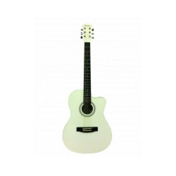 Morrison DCA1C 39inch Acoustic Guitar - WHITE
