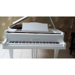 Yamaha G2 White Grand Piano (2 PEDAL)