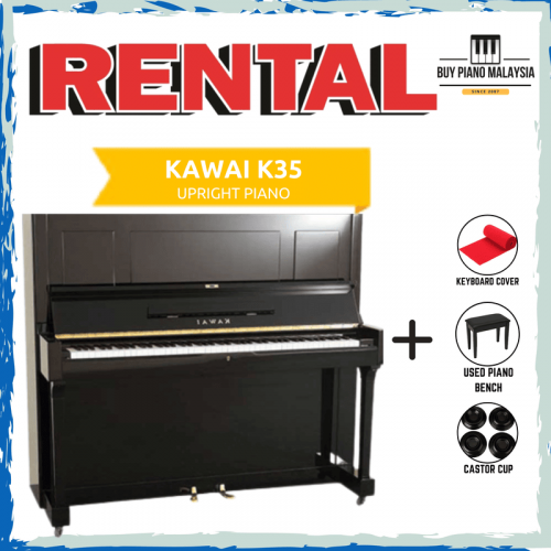 *1 Yr FREE 1 Month RENTAL* Kawai K35 Upright Piano