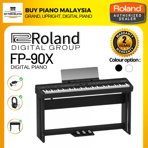 ROLAND FP90X (88-Key Digital Piano Package)