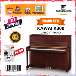 *NEW* KAWAI K300 PROFESSIONAL BRAND NEW ACOUSTIC UPRIGHT PIANO - MAHOGANY POLISH