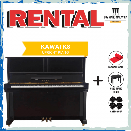 *1 Yr FREE 1 Month RENTAL* Kawai K8 Upright Piano