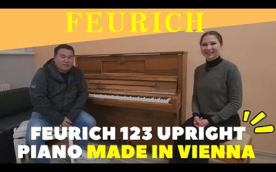 FEURICH 123 VIENNA UPRIGHT PIANO PIANO REVIEW❗C. BECHSTEIN piano hammer!