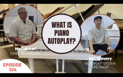 PIANO TAN interview with Mr. Jozef (chief technician) and Mr. Timmy (autoplay system specialist)❗