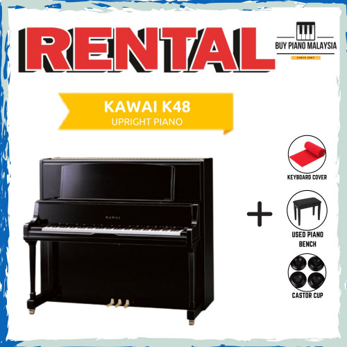 *1 Yr FREE 1 Month RENTAL* Kawai K48 Upright Piano