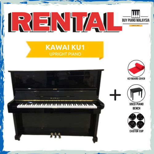 *1 Yr FREE 1 Month RENTAL* Kawai KU1 Upright Piano