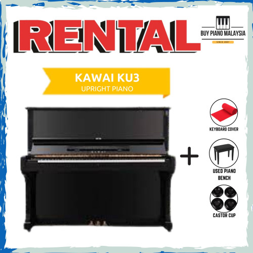 *1 Yr FREE 1 Month RENTAL* Kawai KU3 Upright Piano