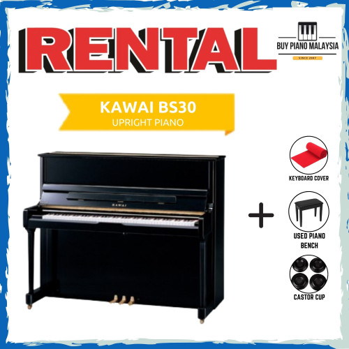 *1 Yr FREE 1 Month RENTAL* Kawai BS30 Upright Piano
