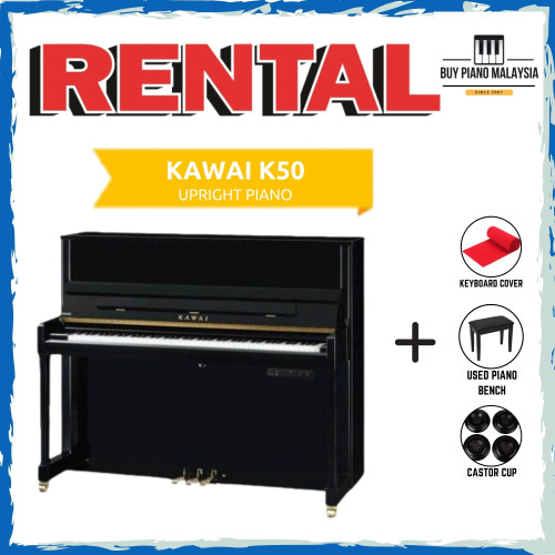 *1 Yr FREE 1 Month RENTAL* Kawai K50 Upright Piano