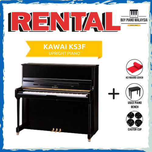 *1 Yr FREE 1 Month RENTAL* Kawai KS3F Upright Piano