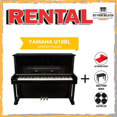 *1 Yr FREE 1 Month RENTAL* Yamaha U10BL Upright Piano