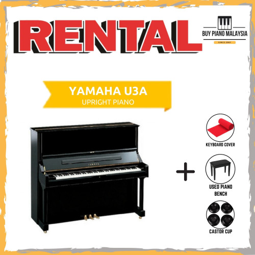 *1 Yr FREE 1 Month RENTAL* Yamaha U3A Upright Piano