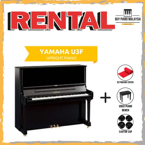 *1 Yr FREE 1 Month RENTAL* Yamaha U3F Upright Piano