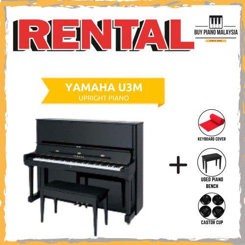 *1 Yr FREE 1 Month RENTAL* Yamaha U3M Upright Piano