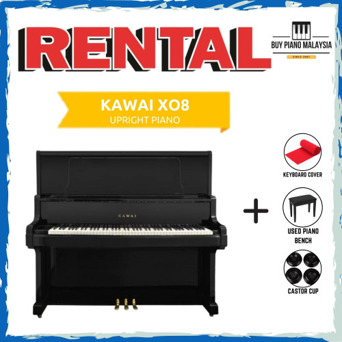 *1 Yr FREE 1 Month RENTAL* Kawai XO8 Upright Piano