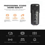Flyday K058B (USB Condenser Microphone Desktop Microphone For Gaming Conference)