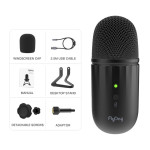 Flyday K678B (USB Microphone For Recording PC Microphone Podcasting Gaming Studio Microphone)