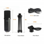 Flyday K730 (USB Condenser Gaming Microphone And Live Streaming)