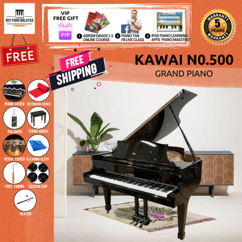 orientation desk Fragrant KAWAI No.500 Baby Grand Piano
