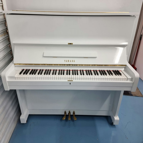 Yamaha U1E White Japan Piano