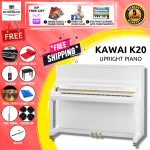Kawai K20 Upright Piano WHITE
