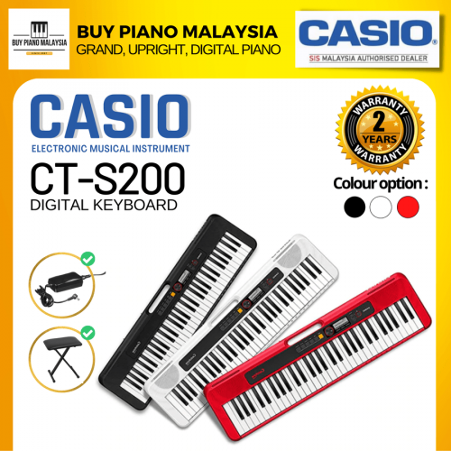 Casio Casiotone CT-S200 Portable Keyboard With 61 Keys Crazy Gifts
